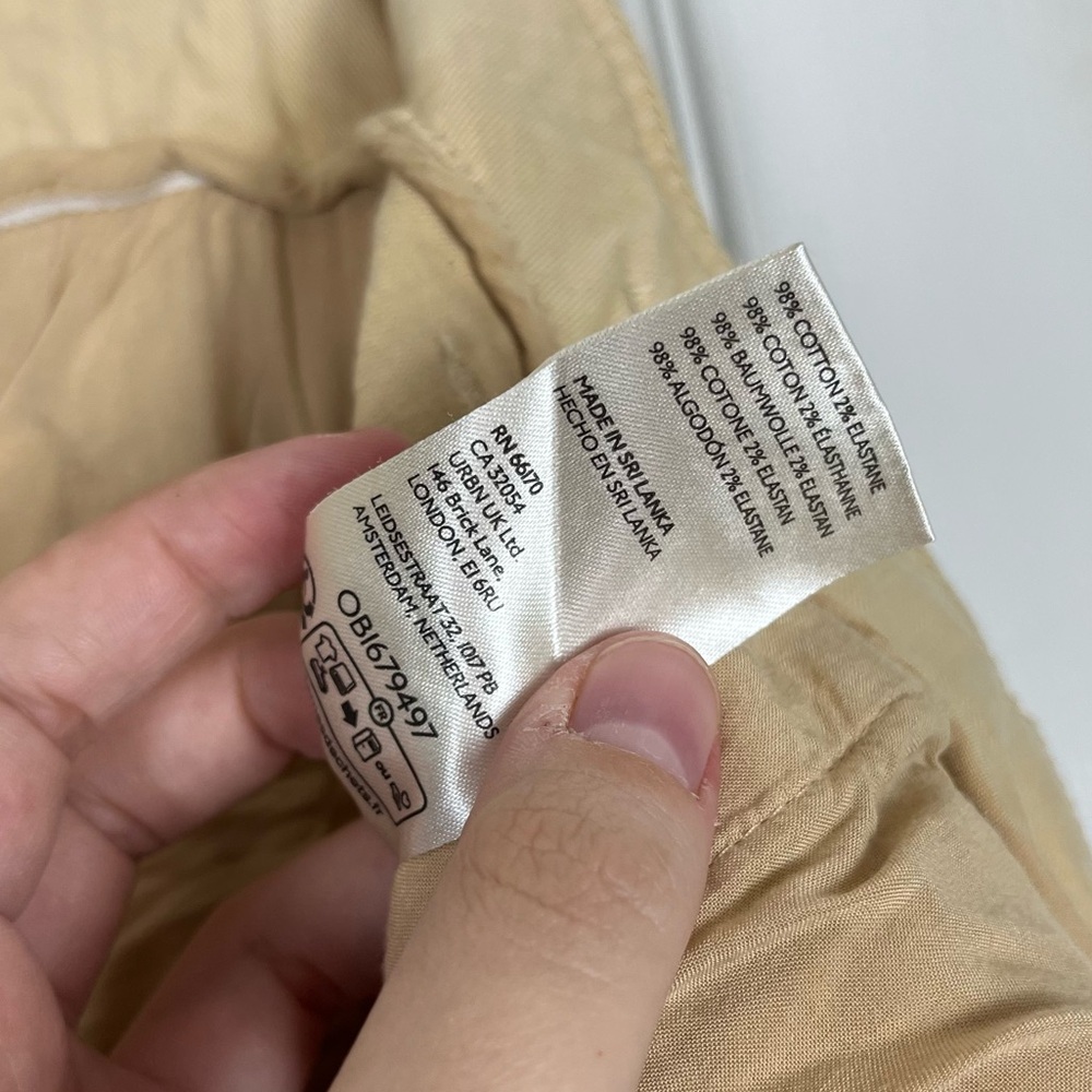 Maeve Anthropologie Remi Wide-Leg Crop Chino Pants - Picture 11 of 11